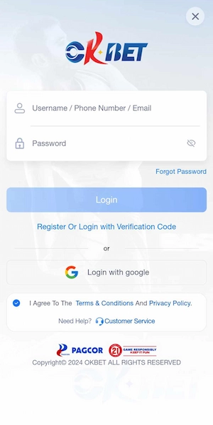 Enter information including login name and password.