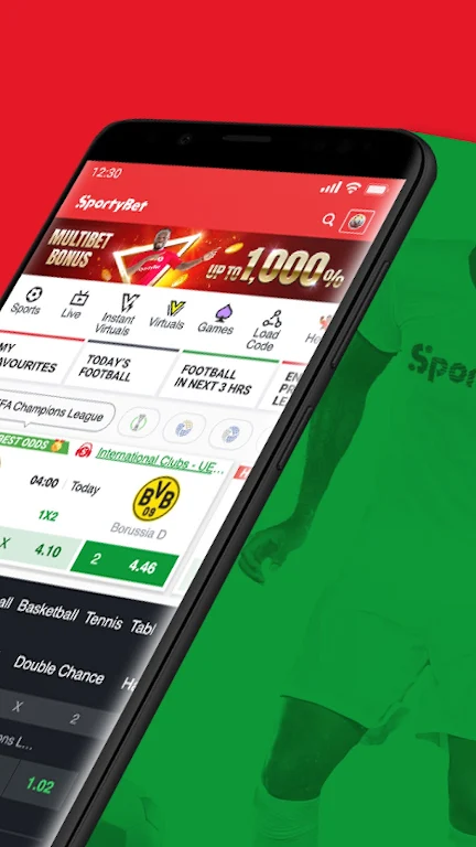 SportyBet -  download link for Android.